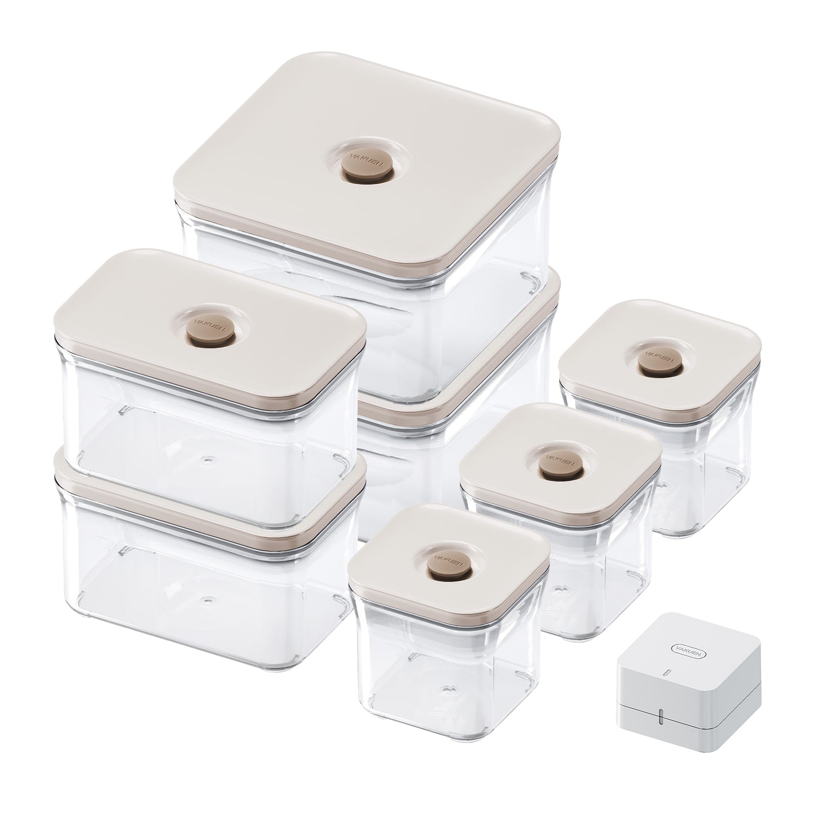 Vacuum Airtight Food Storage Container - Mercury 8pc