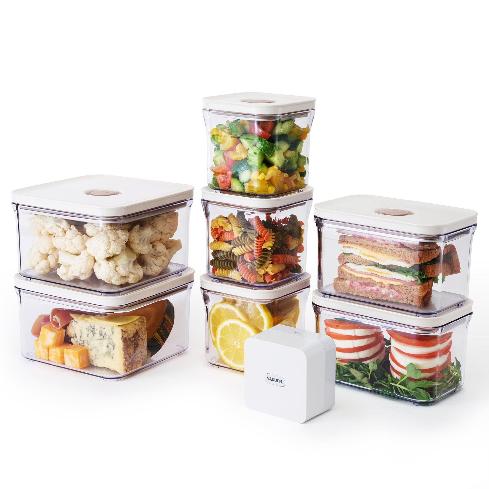 Vacuum Airtight Food Storage Container - Mercury 8pc